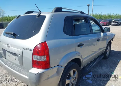 2008 Hyundai Tucson Gls z USA, uszkodzony, nr VIN KM8JM12BX8U812807
